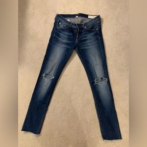 Rag and bone mid rise jeans